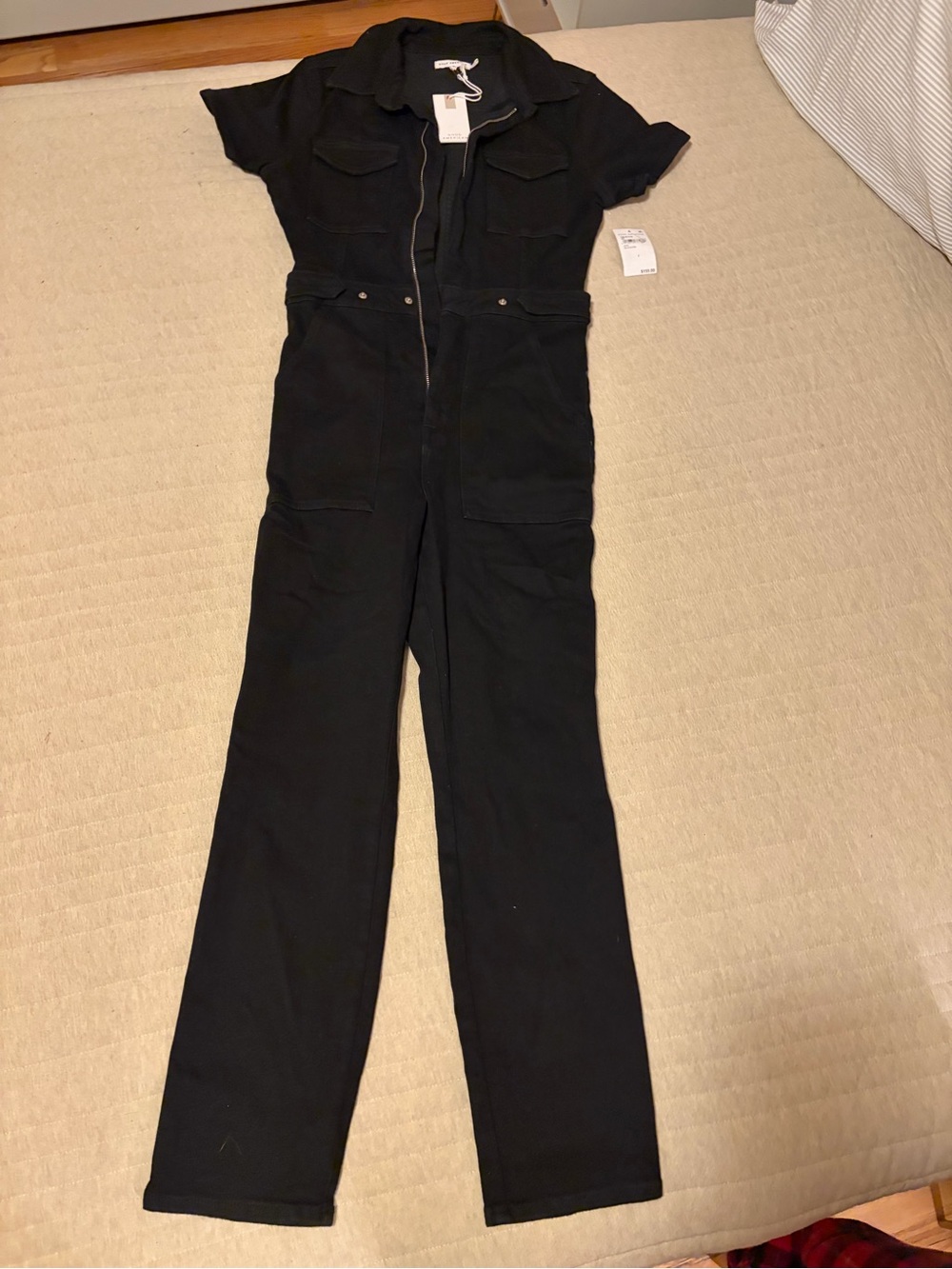 Good American Black Jumpsuit Fit For Success Size 2 NWT